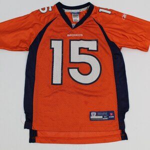 Reebok On Field Denver Broncos Tim Tebow #15 Jersey Orange Youth Size Medium